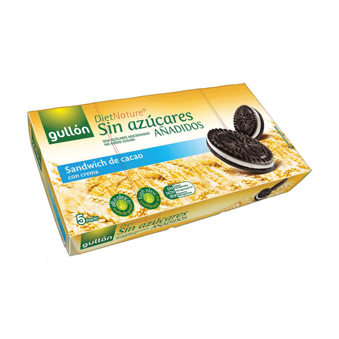 Bolachas Sandwich de Cacau Recheadas com Creme Pack 5
