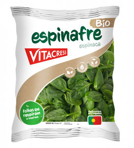 Espinafres Biológicos Embalados