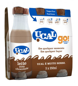 Leite Achocolatado Go Pack 3