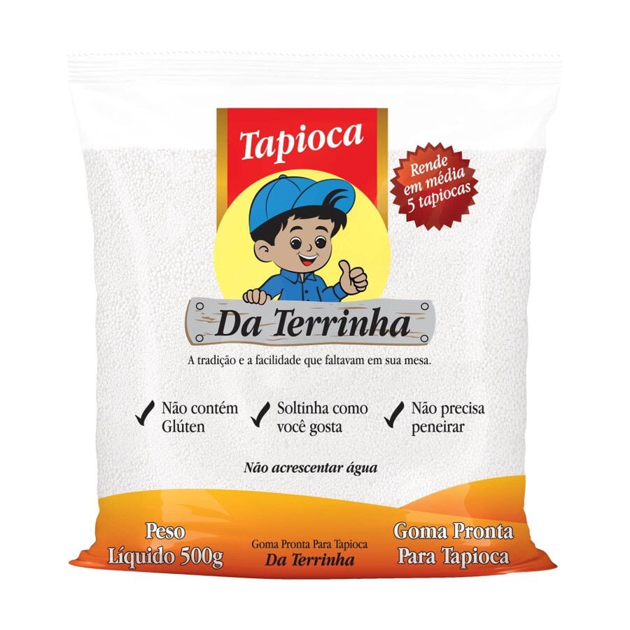 Da Terrinha Tapioca Hidratada sem Glúten, 500g