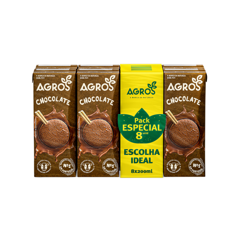 Leite Achocolatado Pack 8