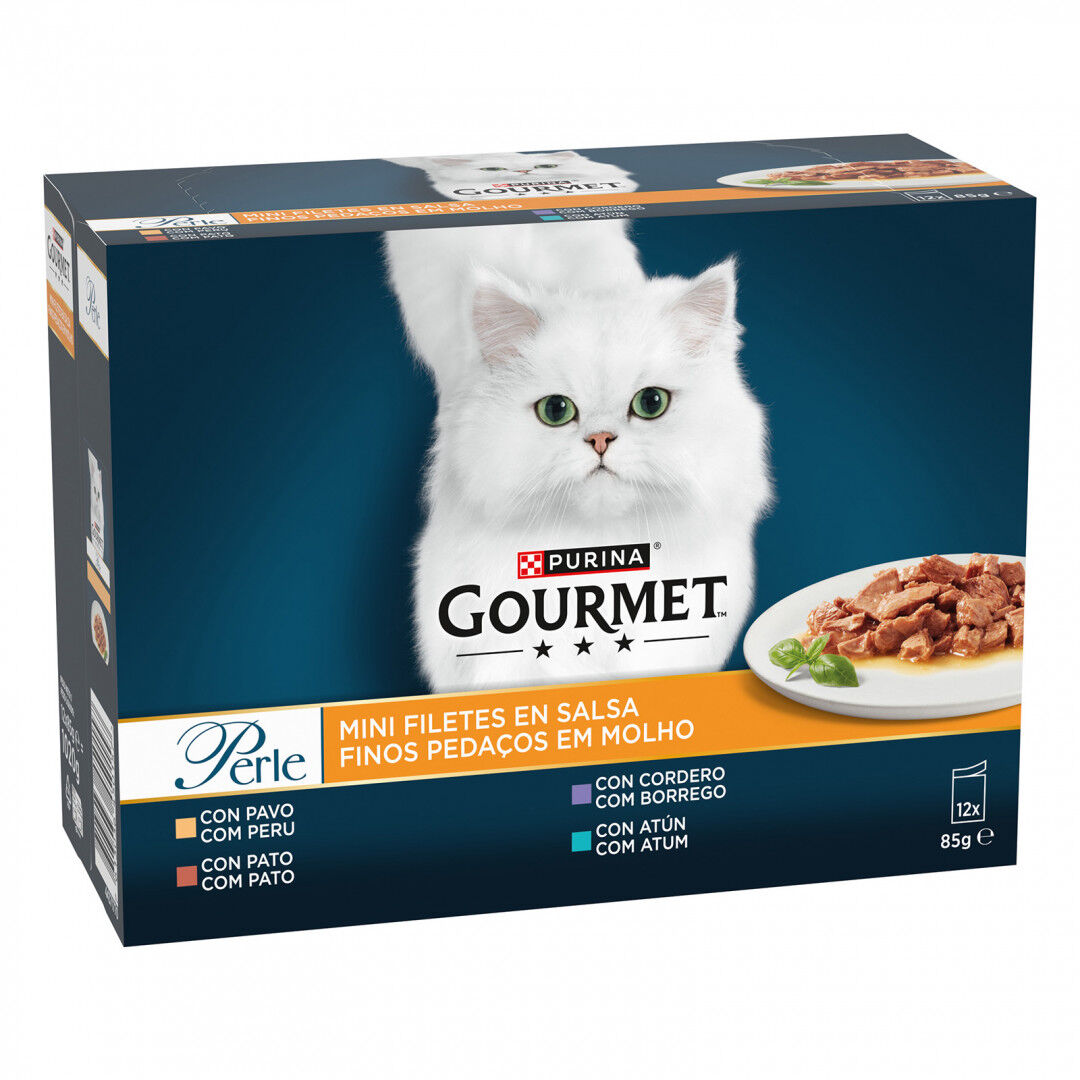 Comida Húmida para Gato Perle Pedaços em Molho