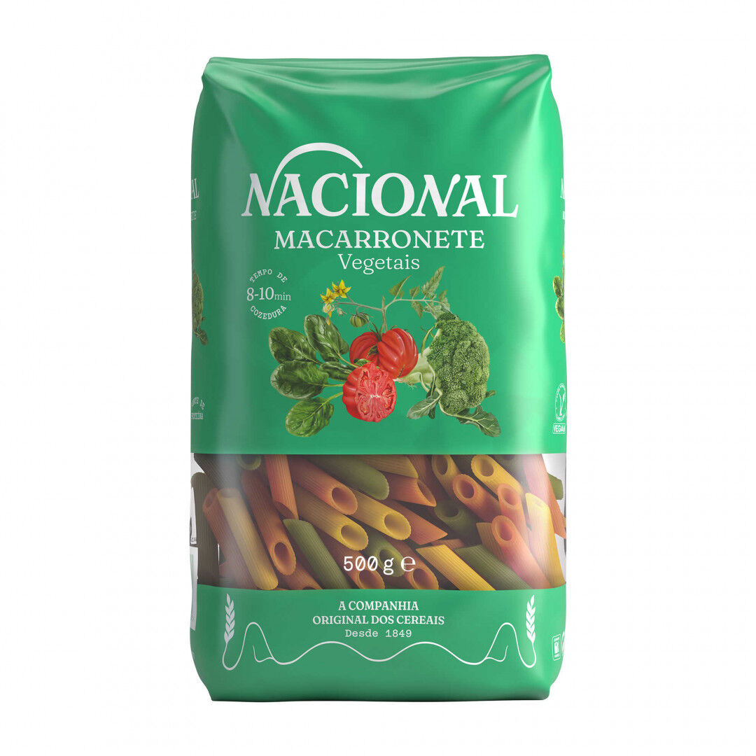 Nacional Macarronete com Vegetais, 500g