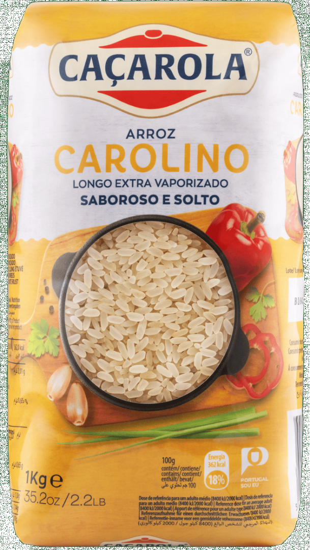 Arroz Carolino Vaporizado