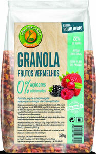 Granola Frutos Vermelhos sem Açúcar