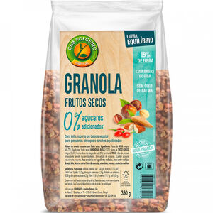 Granola de Frutos Secos sem Açúcar