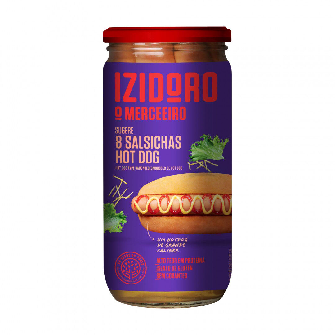 Salsichas Hot Dog em Frasco