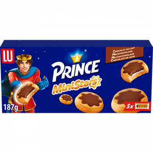 Bolachas Mini Stars com Chocolate Pack 5