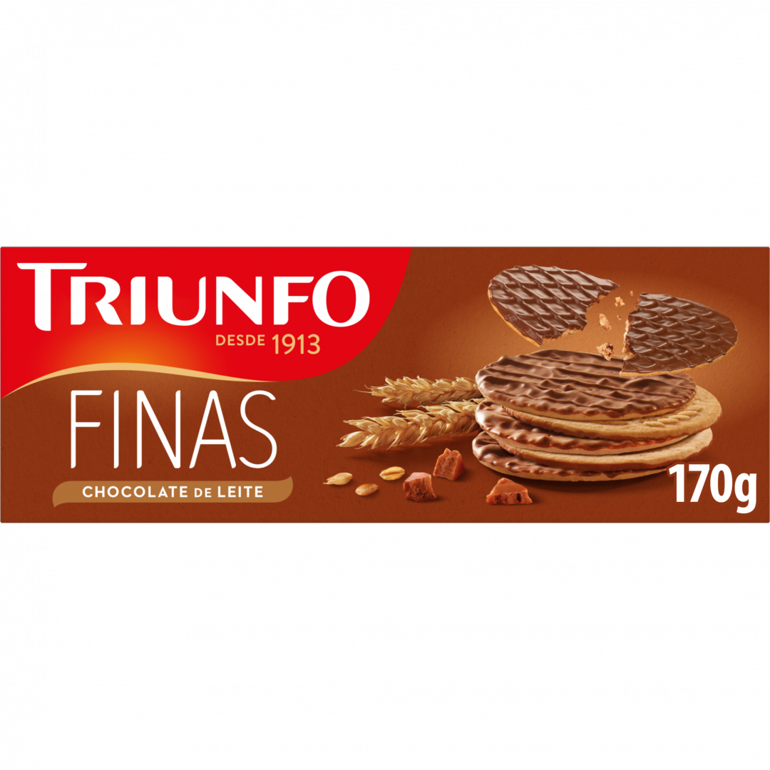 Bolachas Digestivas Finas Chocolate de Leite