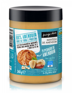 Manteiga de Amendoim com Pedaços