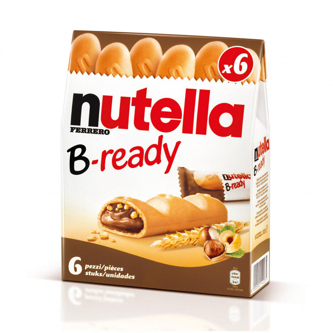 Bolachas Recheadas Nutella B-Ready