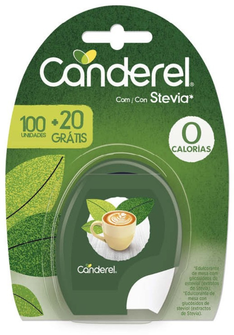 Adoçante com Stevia Doseador 120 pastilhas