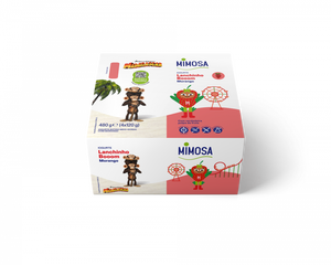 Iogurte Fruta Batida Lanchinho Booom Morango Pack 4