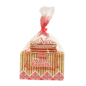 Bolachas Wafers com Recheio de Baunilha