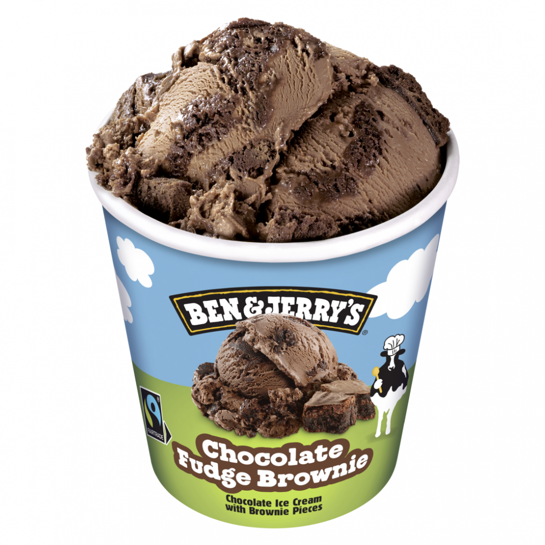 Gelado Chocolate Fudge Brownie
