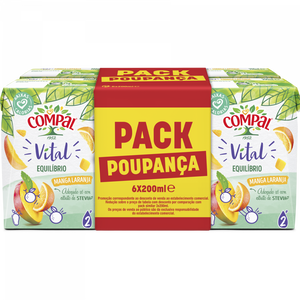 Néctar de Manga Laranja Pack 6
