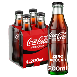 Refrigerante com Gás Cola Zero Pack 4