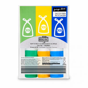 Saco Reciclagem Perfumado 30L