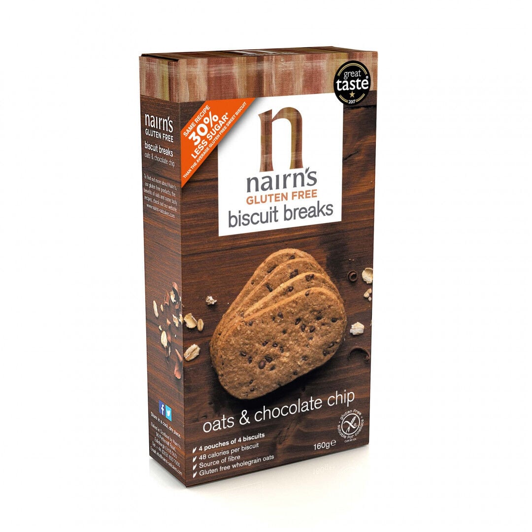 Bolachas com Aveia e Pepitas de Chocolate sem Glúten