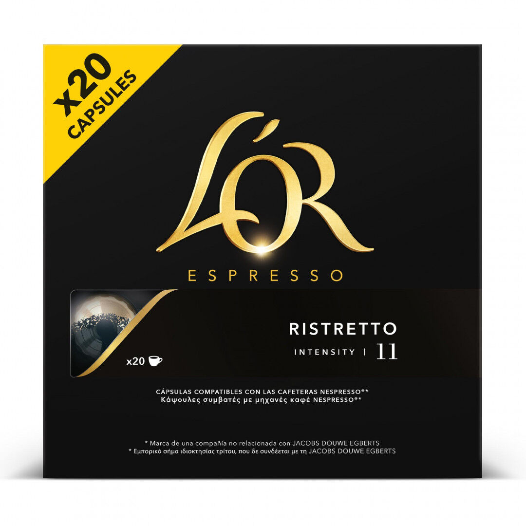 Cápsulas de Café Nespresso Ristretto 20 un