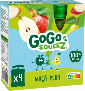 Bolsas de Fruta Maçã e Pera Pack 4