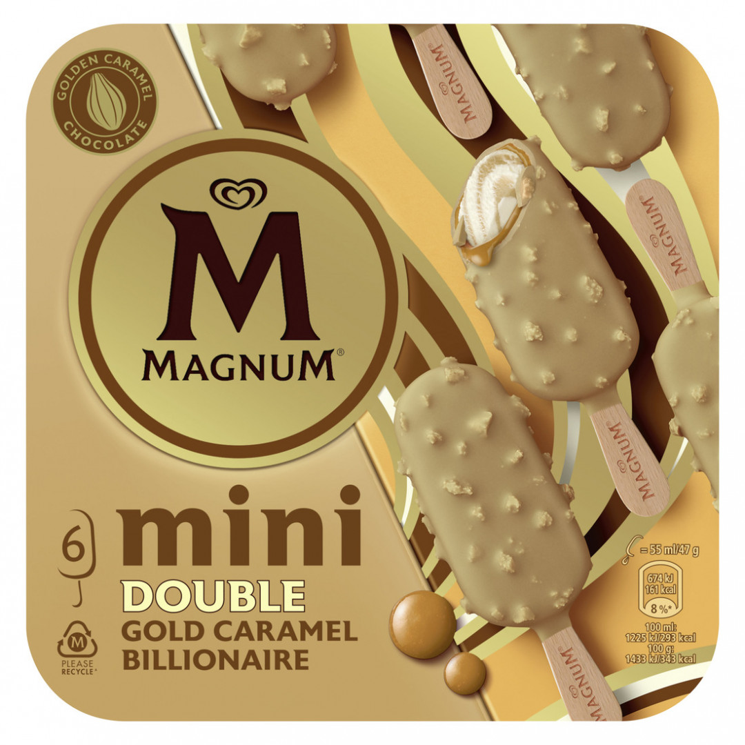 Gelado Double Gold Caramel Billionaire