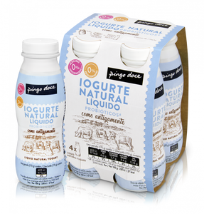 Iogurte Líquido Natural Inteiro Pack 4