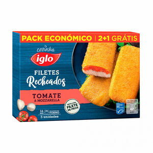 Filetes Recheados com Tomate e Mozzarella