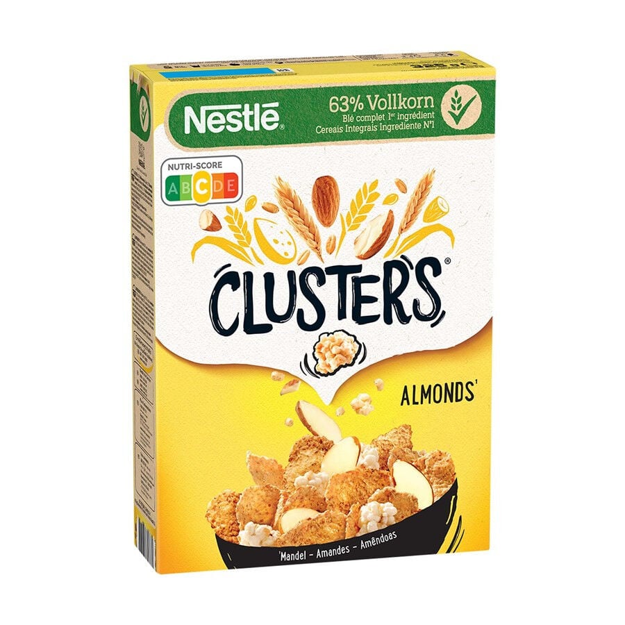 Cereais Clusters com Amêndoas