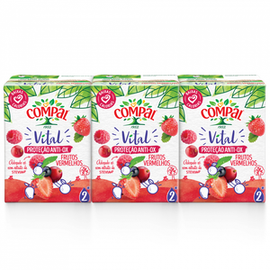 Néctar de Frutos Vermelhos Pack 3