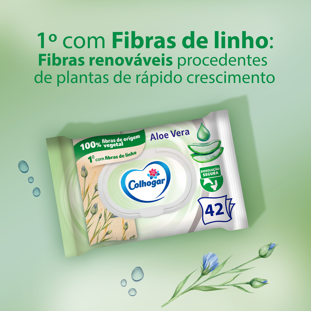 Papel Higiénico Húmido Colhogar Aloe Vera 42 UN Colhogar | Pingo Doce
