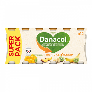 Iogurte Líquido Reduz Colesterol Tropical Pack 12