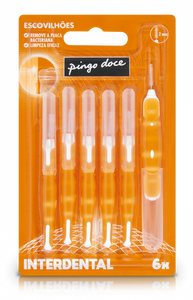 Escovilhões Dentários Interdental Pack 6