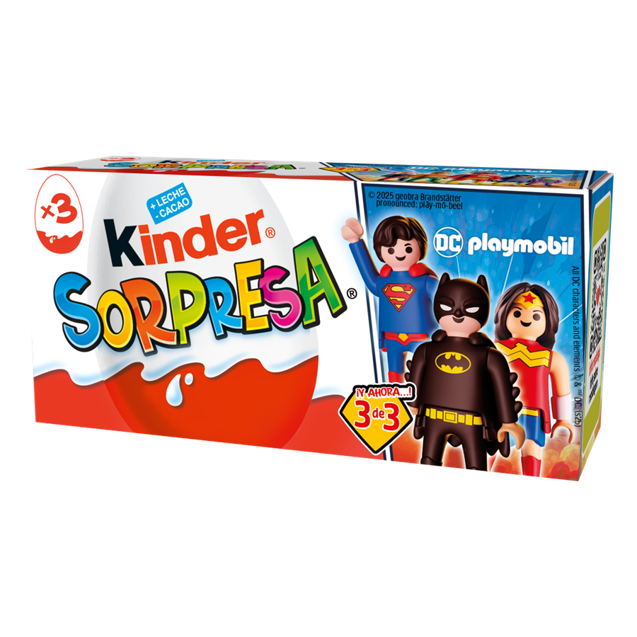 Ovos de Chocolate de Leite Kinder Surpresa