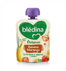 Bolsa de Fruta Banana e Morango