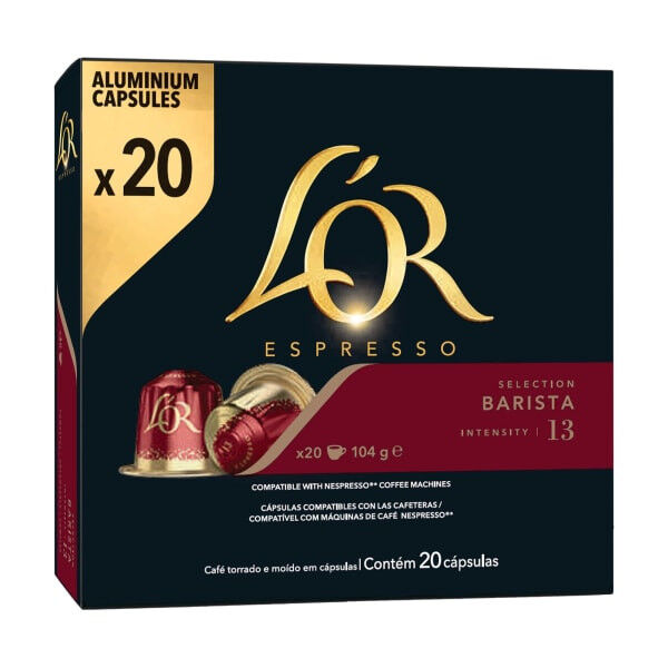 Cápsulas de Café Nespresso Barista 20 un