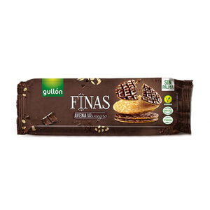 Bolachas Finas de Aveia e Chocolate Negro