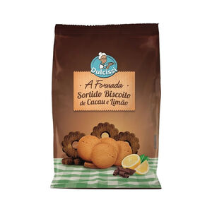 Sortido de Biscoitos de Cacau e Limão