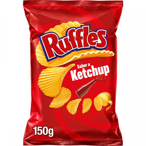 Batatas Fritas Onduladas Ruffles Ketchup