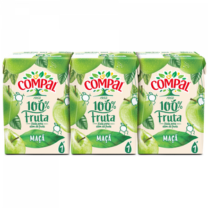 Sumo de 100% Maçã Pack 3