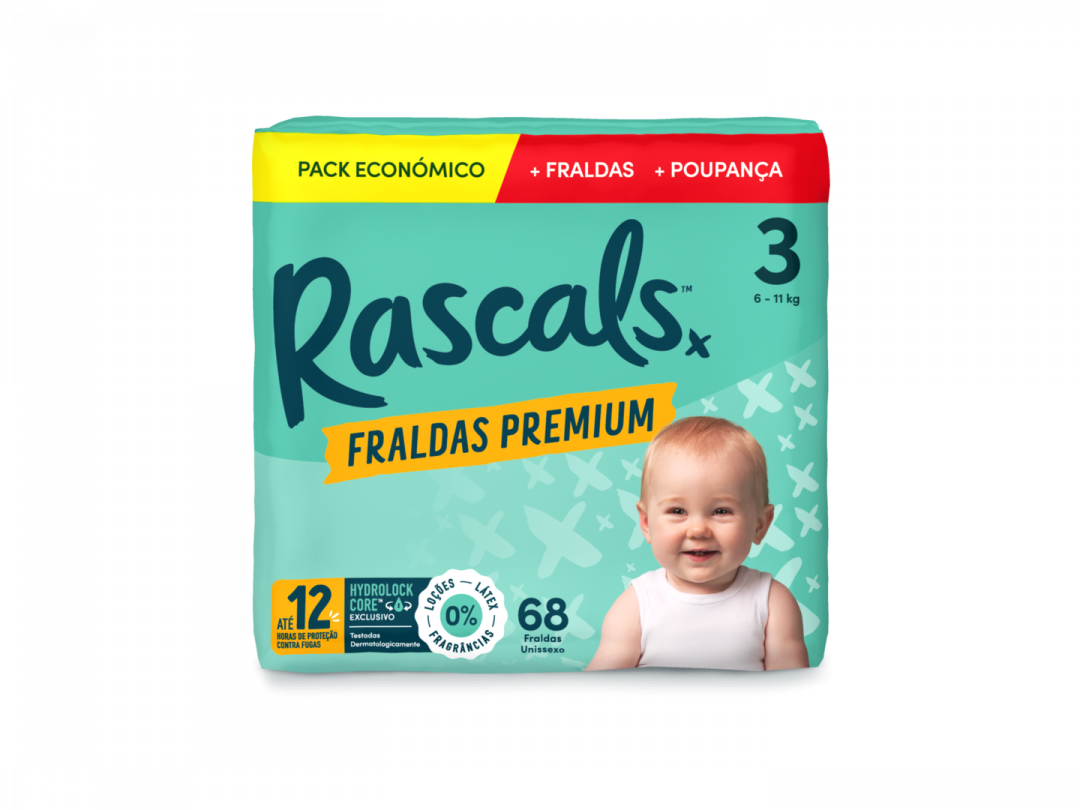 Fraldas Bebé 6-11kg T3 Big Pack