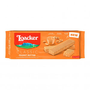 Bolachas Wafers com Manteiga de Amendoim
