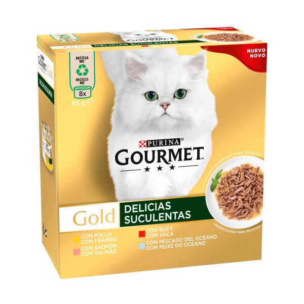 Comida Húmida para Gato Gold Delícias Suculentas Mix