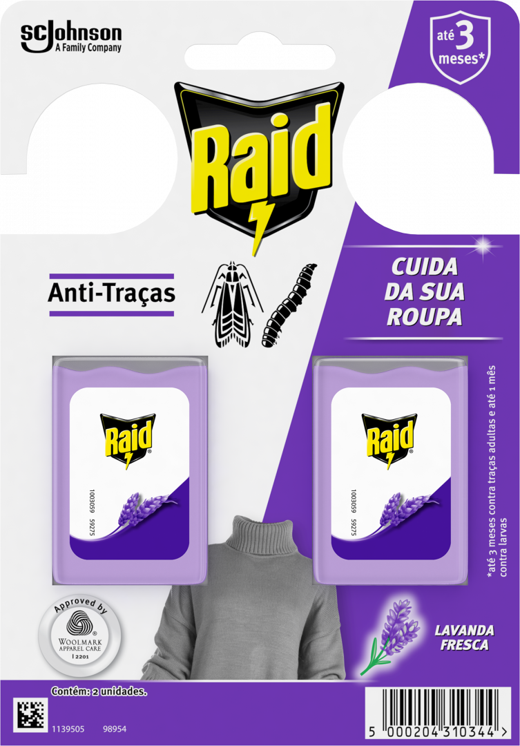 Inseticida Anti-Traça Gel Lavanda
