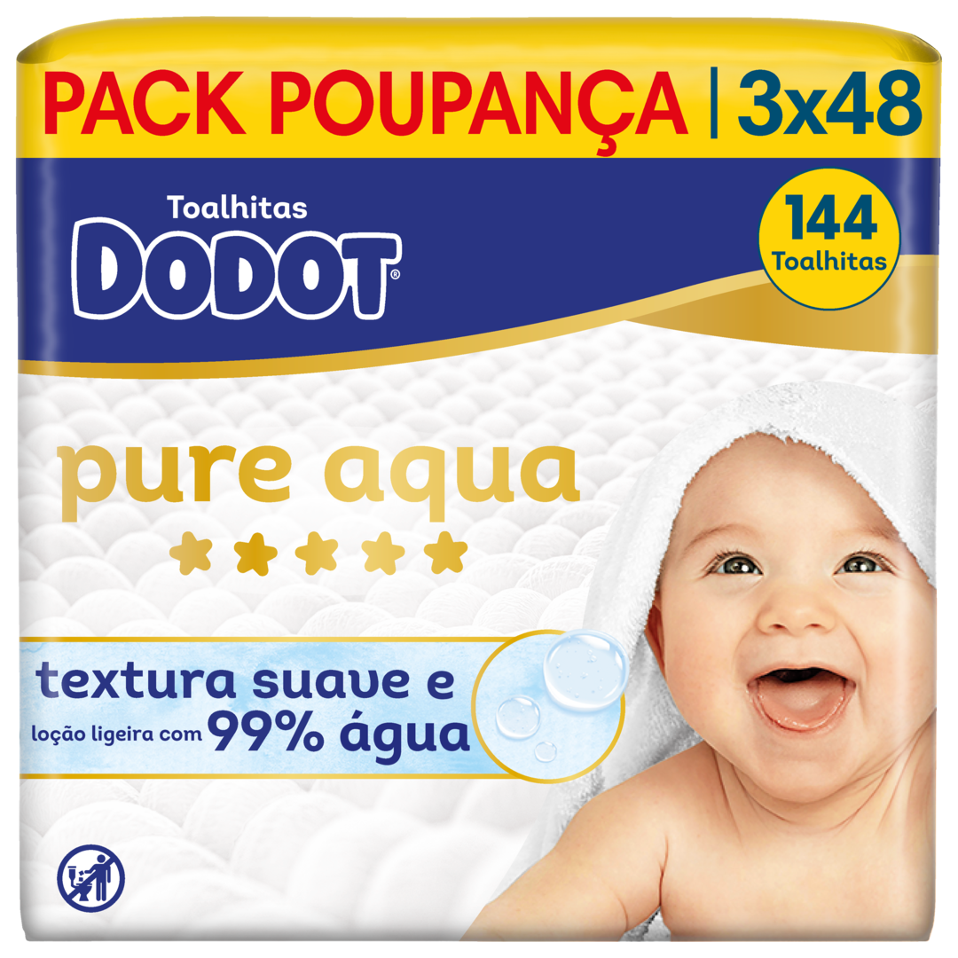 Toalhitas Dodot Pure Aqua Pack Poupança