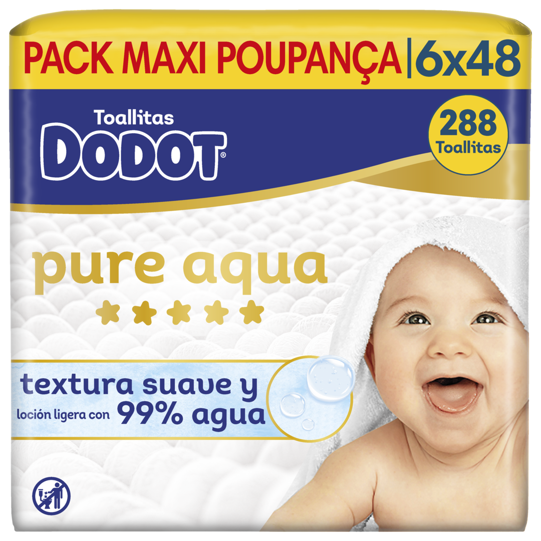 Toalhitas Dodot Pure Aqua Pack Poupança