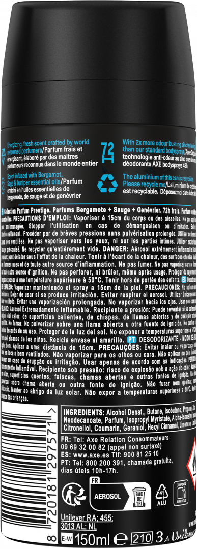 Desodorizante Spray Aqua Bergamot