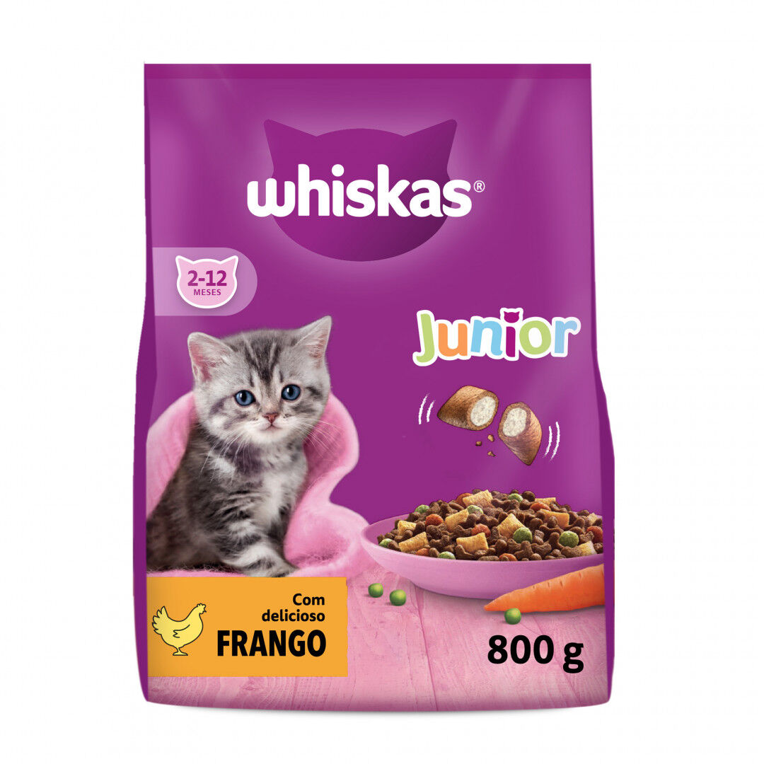 Comida Seca para Gato Júnior com Frango