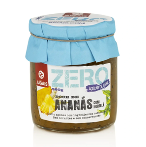 Doce de Ananás com Hortelã Zero