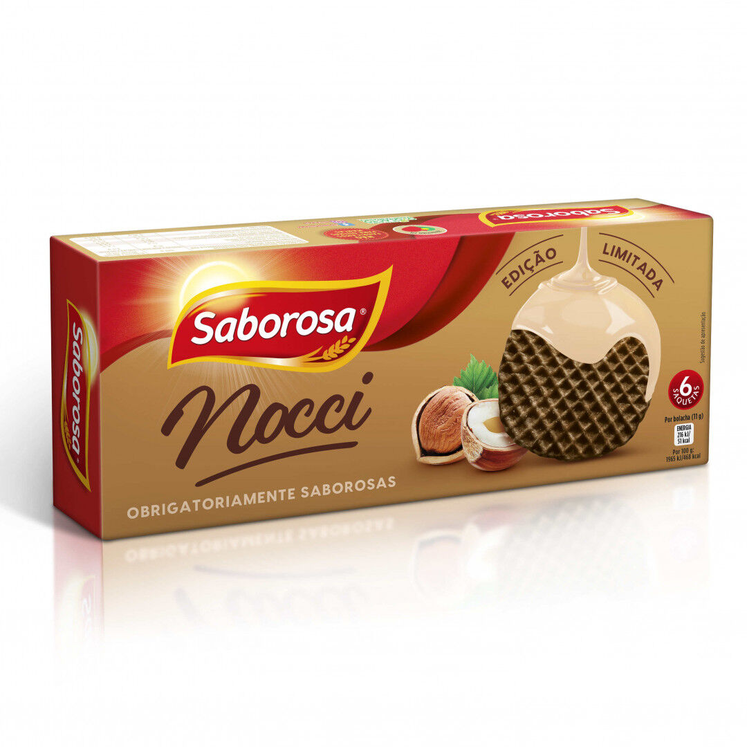 Bolachas Belgas Cobertas Nocci